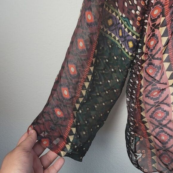 TEMPO PARIS Sheer Blouse - Picture 6 of 12